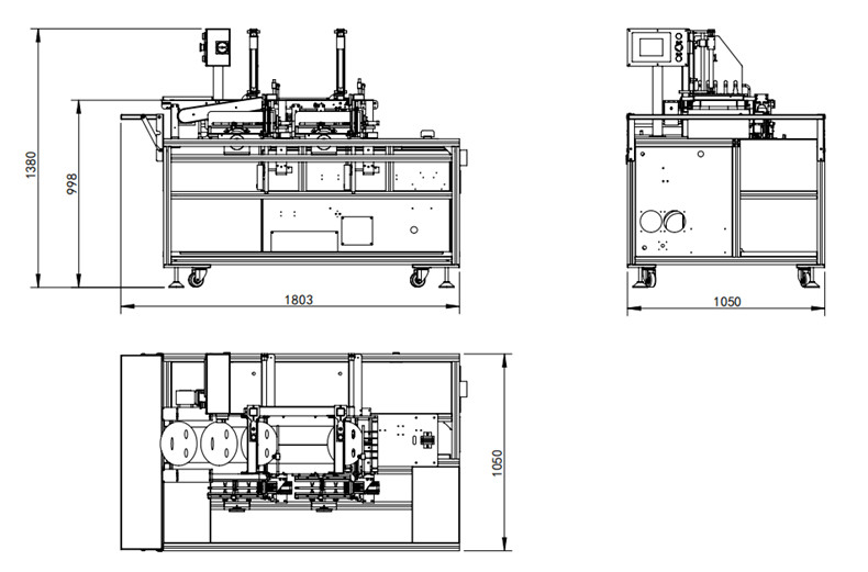 全自動(dòng)高速折棉不入袋機(jī) 三四折一體機(jī)